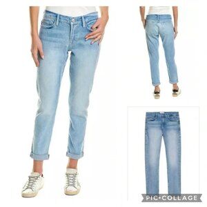 Frame Le Garçon Kerwin Mid Rise Straight Leg Relaxed Boyfriend Fit Size 29